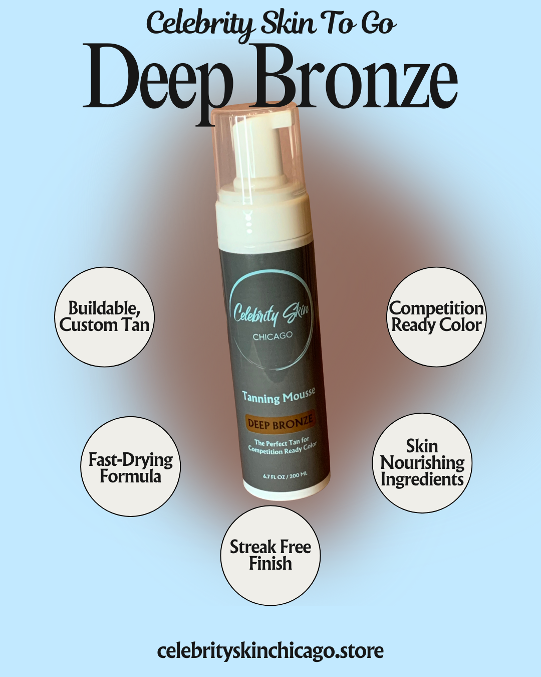 Deep Bronze – Competition Ready Color Mousse